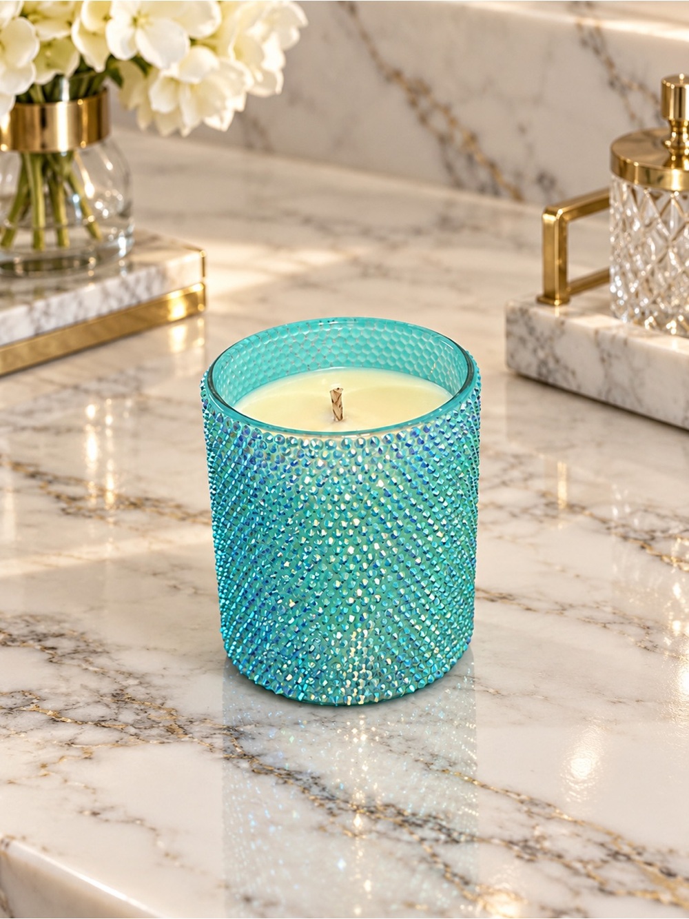 ❤️ Vanilla Cupcake Bling Scented Candle